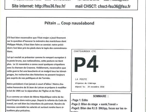 Bulletin numéro 110