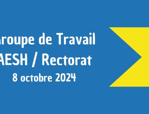 Groupe de Travail AESH / Rectorat