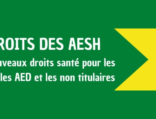 De nouveaux droits santé pour les AESH, les AED et les non titulaires