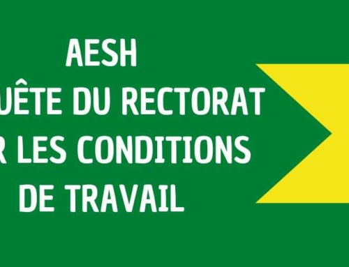 Enquête du Rectorat sur les conditions de travail des AESH : faites entendre votre voix !